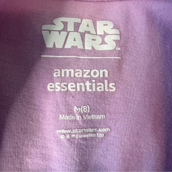 Girls Bundle of 2 Star Wars T Shirts by Amazon Essentials SZ M - Picture 10 of 12